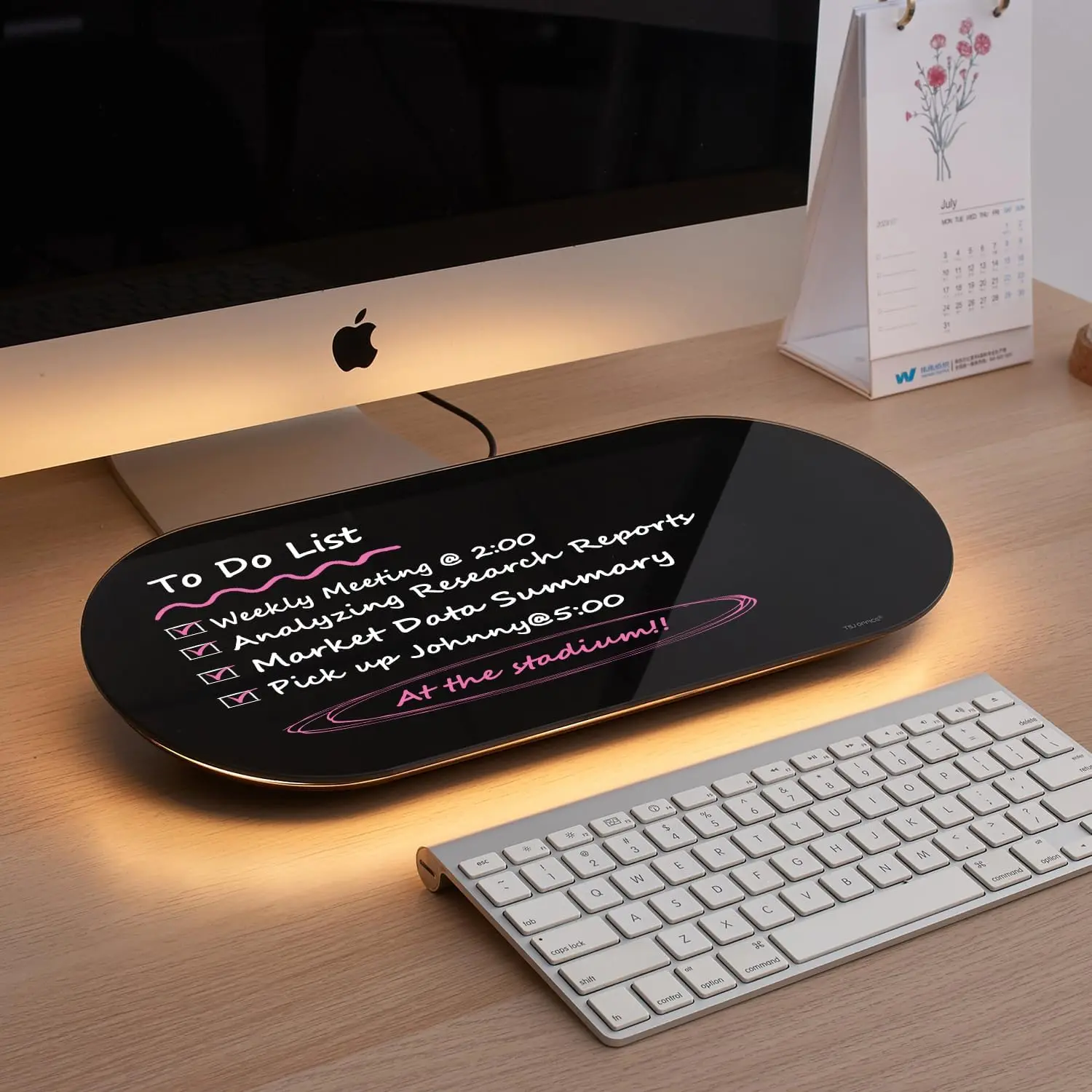 Warm Light (Black Glass)