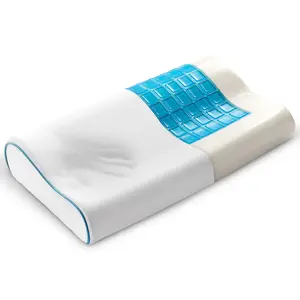 Cheer Collection Contour Memory Foam Pillow with Gel