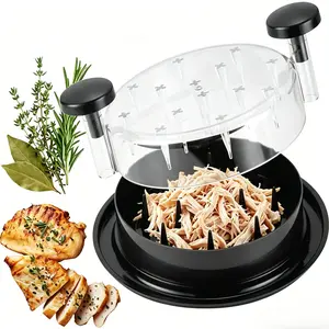 Home Chicken Grinder Model, HD Transparent Lid, 180° Rotatable, Three Adjustable Cutting Settings, Multi-Functional Kitchen Appliance