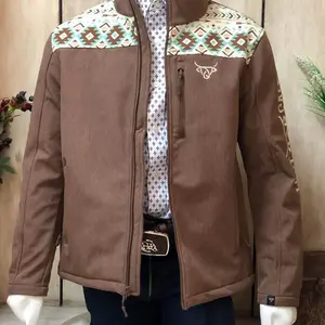 Heather Brown Aztec Jacket