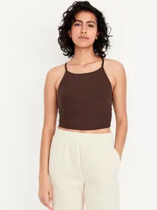 Old Navy Women's Light Support StudioSmooth Longline Sports Bra