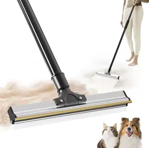 Adjustable Pet Hair Remover Broom - Customizable Bristles for Effective Grooming, Ideal for Various Surfaces