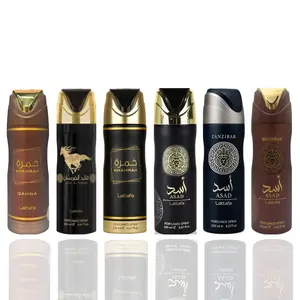 Khamrah qahwa deodorant + qaed Al fursan deodorant + khamrah deodorant + asad deodorant + asad zanzibar deodorant + asad bourbon deodorant — 6 piece bundle