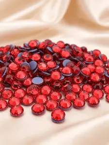 Hot Pressed Flat Back Crystal Rhinestones, 2880 Pieces, High Shine Colorful Drills, Ideal for Trendy Model DIY Customization