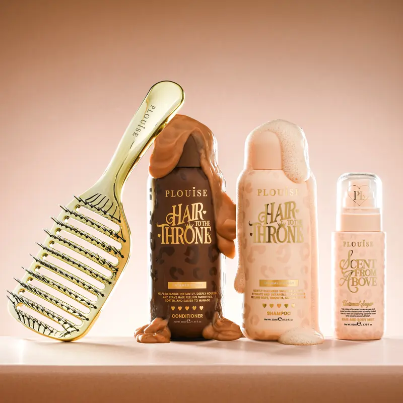 P.Louise Cheetah Claim To Tame Hair Care Set