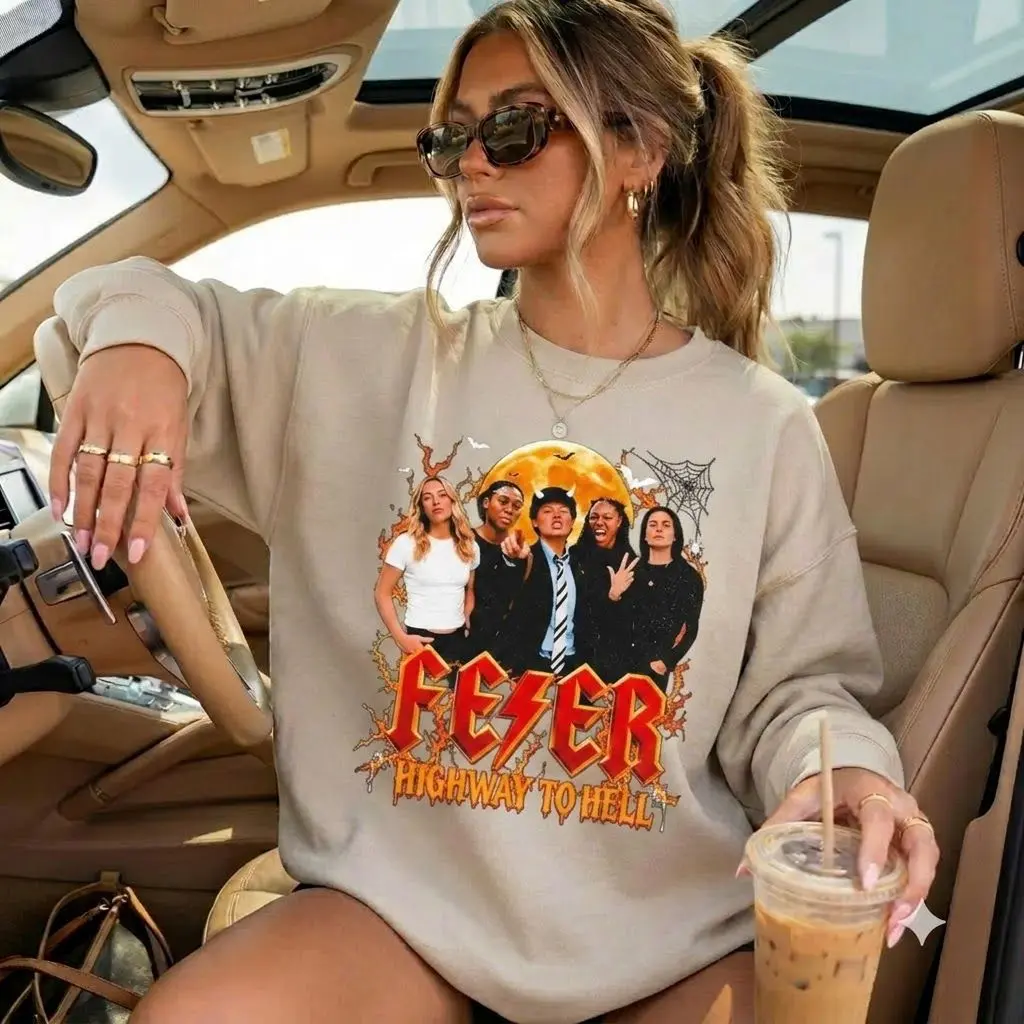 Fever Highway To Hell Caitlin Clark Parody Fever Basketball Halloween Shirt, t-shirt, sweatshirt