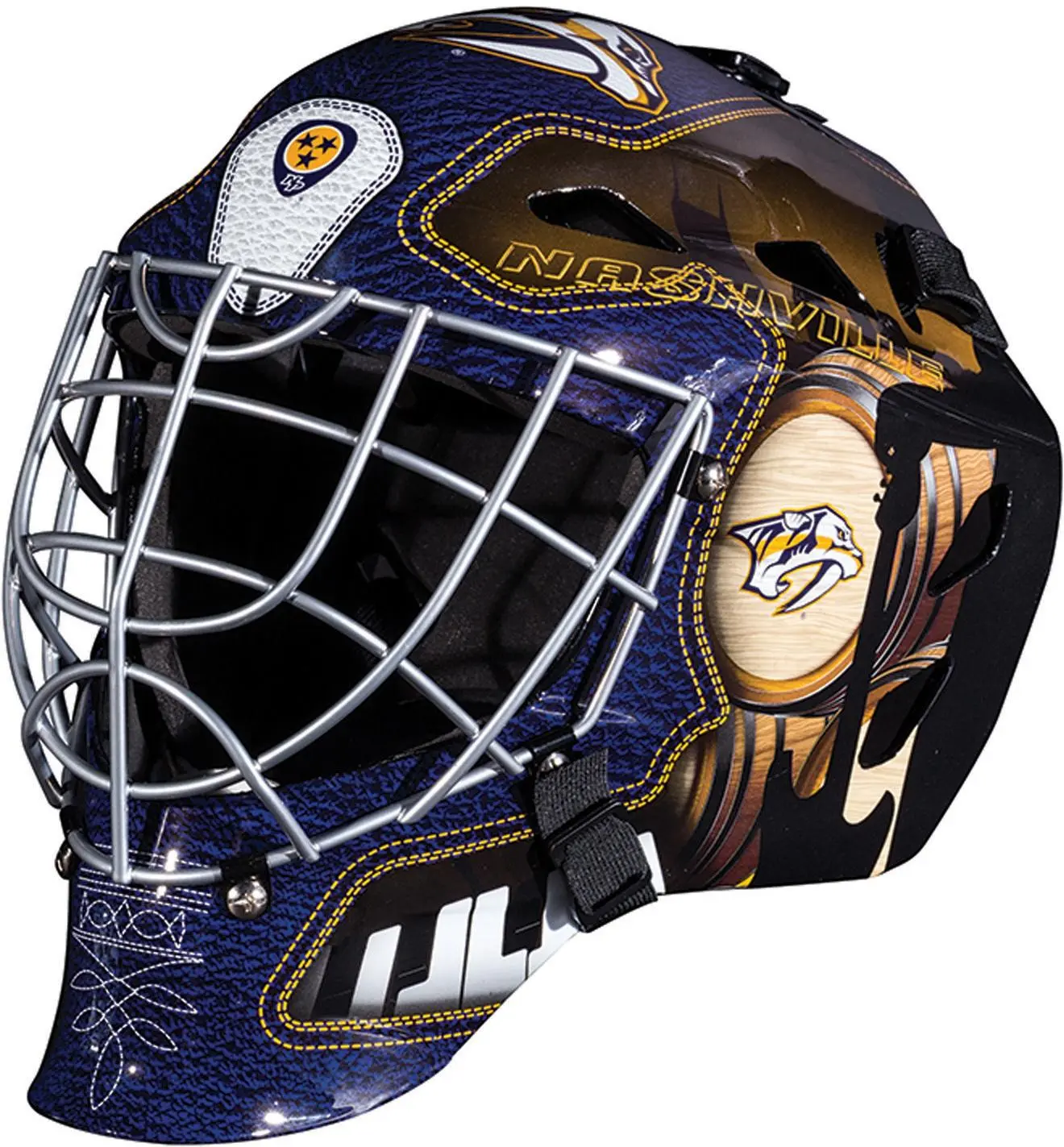 Nashville Predators Unsigned Franklin Sports Replica Goalie Mask