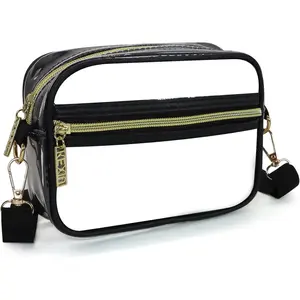 Clear Bag for Stadium Events Crossbody Clear Bag Stadium Approved Small Clear Purse for Women and Men for Concert