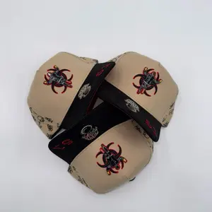Gorra Chino Antrx - Chava Hats with 3D Hazard Design and Unique Skull Patterns for Stylish Outfits
