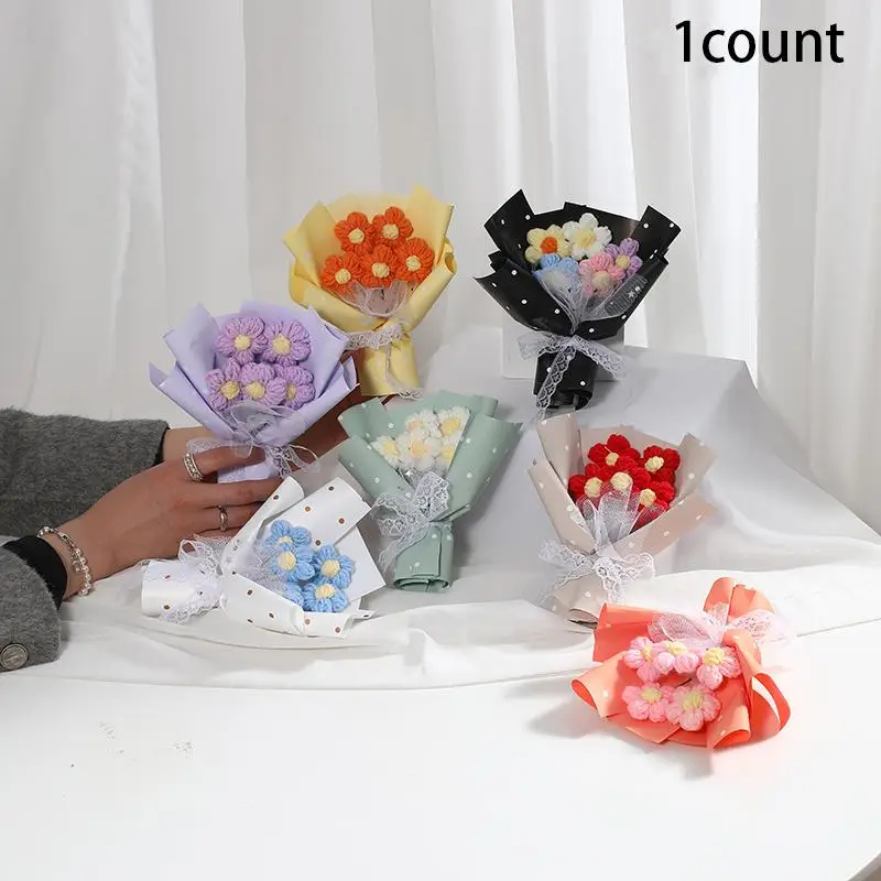 Decorative Artificial Flower Bouquet Room Decor, 1 Count Faux Flower Decoration, Creative Simulated Flower, Decoration Supplies for Home Party Wedding