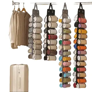 Multi-Layer Yoga Clothes Storage Bag Home Use Hanging Organizer for Clothing & Underwear Space Saver Easy to Hang in Back Door Closet