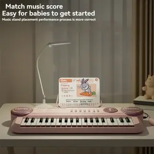 Kids Toddler Toy Piano Keyboard, 37 Key Pianos for Kid Music Toys Instruments with Microphone Dual Speaker Ideal for 3 4 5 6 7 8 Year Old Girl Boy Birthday/Christmas Day Gift