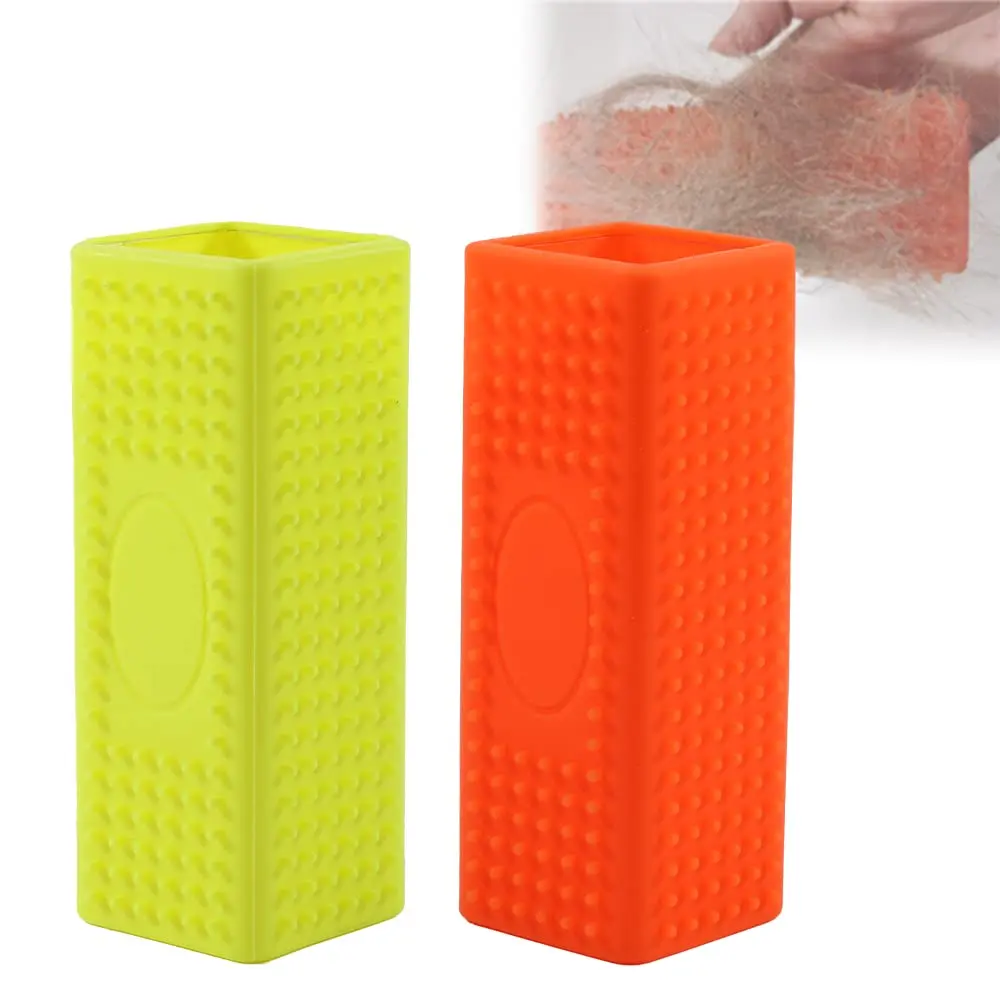 2 PCS Silicone Pet Hair Remover, Pet Hair Shedding Comb, Reusable Rubber, Pet Hair Block Roller Cleaner for Carpet, Couch, Furniture, Car Seats