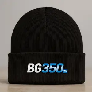 BG350 Black Beanie Hat - Stylish and Comfortable Winter Accessory for Men and Women
