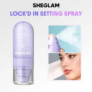 SHEGLAM Lock'D In Setting Spray 55ml Mattifying Effect Quick-Drying Long Lasting Makeup Locking Spray Oil-Control Non-Greasy Makeup Setting-Effortlessbeauty- Coachella-#Summervibes-mothersdaygift