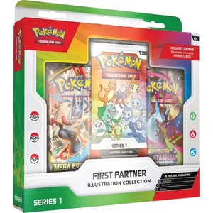 Pokemon TCG First Partner Illustration Collection Series 1 - Collectible Card Game