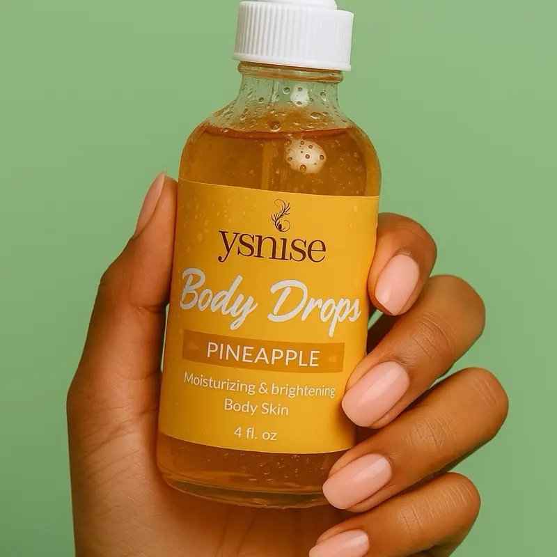 Ysnise Body Drops Pineapple Moisturizing & Brightening 4 fl oz for Soft Skin