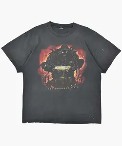 2005 Disturbed T-Shirt (L) Graphic Tee Heavy Cotton Tee Shirt, 100% Heavy Cotton Shirt