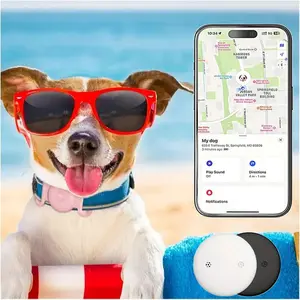 Waterproof Silicone Tracker Set for Apple Find My, 2 Counts Luggage Tracker Tag Key Finder, Suitable for Luggage, Dogs, Cats, Pet and Car Location Tracking Devices