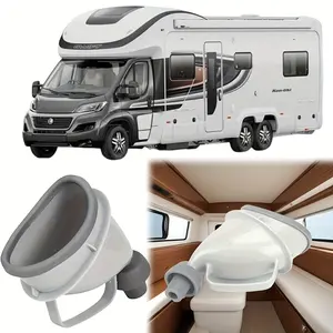 Unisex Portable Travel Toilet - Spacious Leak-Proof Urinal with Easy-Grip Handle Design, Durable Plastic Camping Toilet Suitable for Cars, RVs, and Outdoor Activities