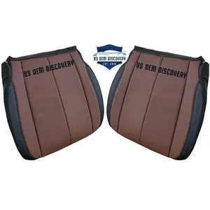 2016 2017 Fits GMC Terrain Denali-left  & Right Bottom Seat Cover 2Tone Brown