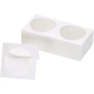 50Pcs Coin Flips 2 by 2 Inch Cardboard Paper Coin Holder for All Coin Collection Collector Collecting Supplies (40 Mm) PPhtony