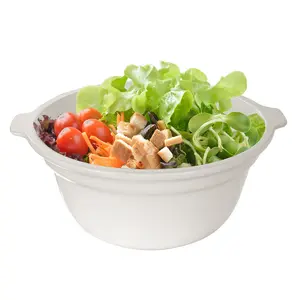 5 Quart Ceramic Mixing Bowl, Large Salad Prep Bowl - Lightweight, Dishwasher Safe Kitchen Utensil for Baking
