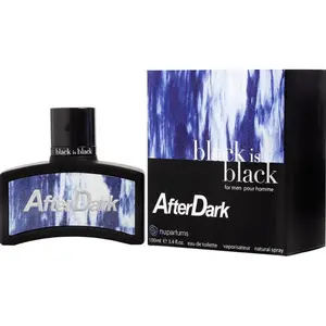 Nuparfums Group Black Is Black After Dark Men's EDT Cologne - 3.4 fl oz, Clean, Non-Toxic, Boxed, Packaged, Fresh Blend, New In Box, Boxed Men's Fragrance, Clean Men's Fragrance