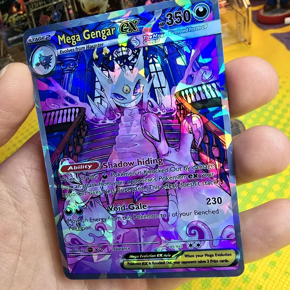 Mega Gengar EX Haunted Mansion Custom Card | Multiple Holo / Textured  Finishes - TikTok Shop