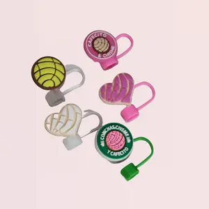 5-Pack Silicone Straw Covers Compatible with Stanley Cups -  Straw Caps for 40 oz Tumblers and Water Bottles