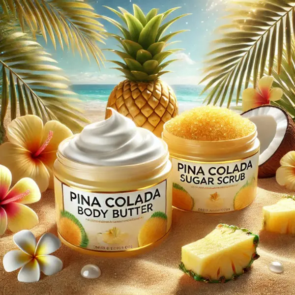 Pina Colada  Body Butter & Sugar Scrub Duo