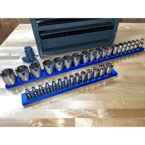 Socket Holder Rails - 1/4&Quot;, 3/8&Quot;, & 1/2&Quot; - Modular Tool Organizers
