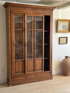 Antique French Pine Bookshelf