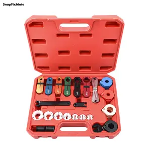 Snapfixmate Master Quick Disconnect Tool Set, 22pcs Premium Fuel Line Disconnect Tool Set for AC Fuel & Transmission Systems, Fuel Line Removal Tools Kit Apply to Most Vehicles