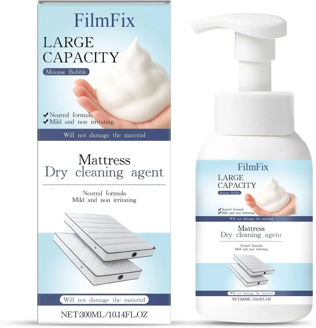 Mattress Cleaner Foam Spray 10.14 fl.oz, Stain Remover, No-Rinse | Helps remove urine, pee & yellow stains from mattresses, couches & upholstery; dry cleaning foam, no-rinse formula