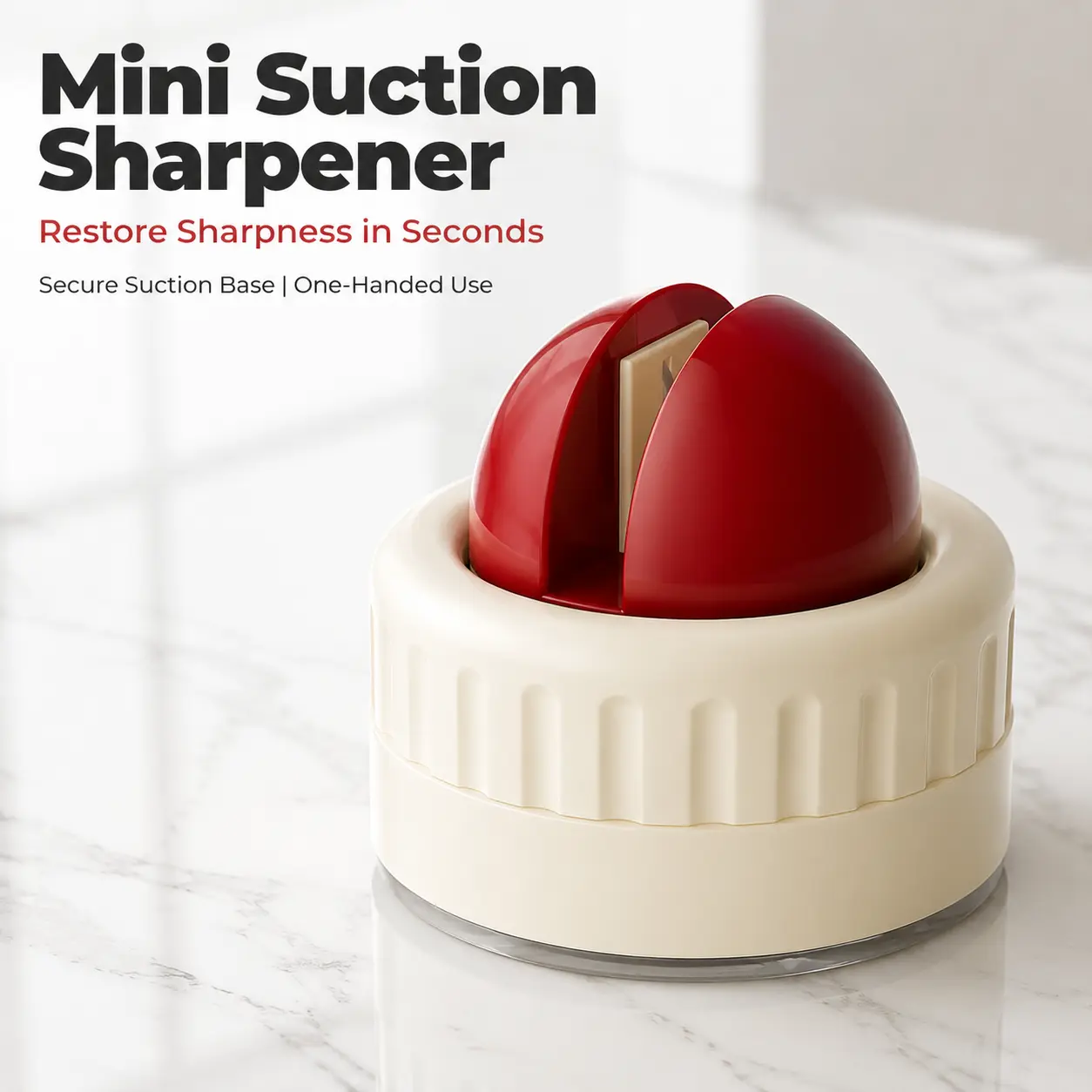 Mini Suction Cup Sharpening Stone, Spherical Suction Cup Quick Sharpening Tool, Household Kitchen Knife And Scissor Tool Artifact, Repairing and Restoring
