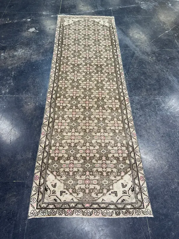 Turkish Vintage Rug 3'1" x 9'8" #24441