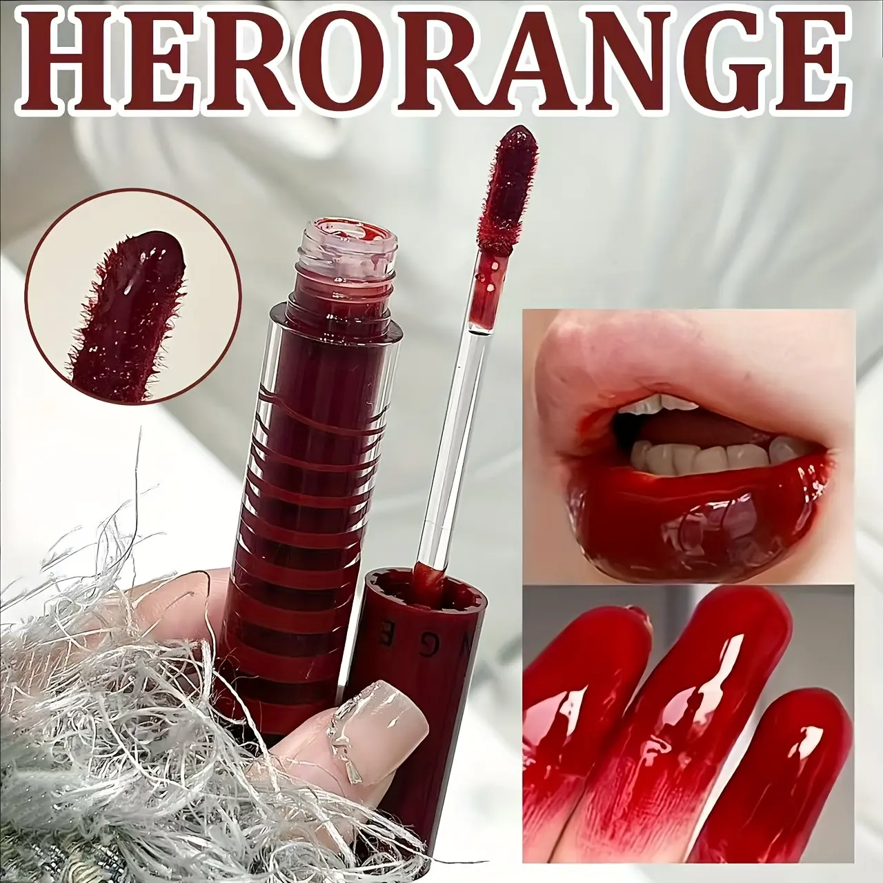 Women's 6-Piece Longwear Lip Stain Makeup Set - Waterproof, Transfer-Proof, Smudge-Resistant Hydrating Matte Korean Liquid Lipstick for Fall Parties, Holiday Events - Lip Care Cosmetic, Ideal Gift