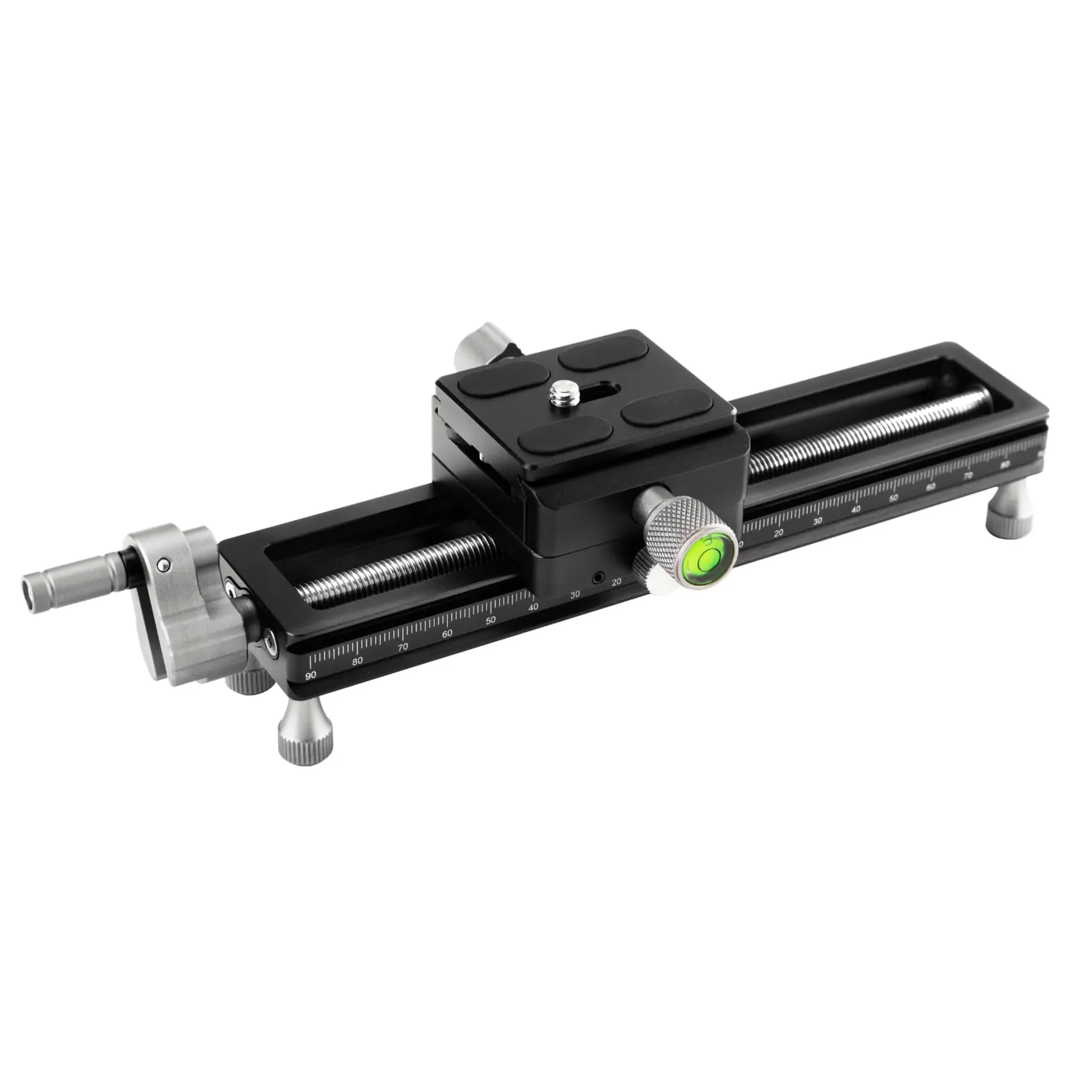 Fotopro Macro Focusing Rail Rack Slider for Close-up Shooting Macro Photography with Quick Release Plate 7.4 Inch Aluminum Alloy Universal Camera Slider for DSLR Camera Camcorder Film Photography