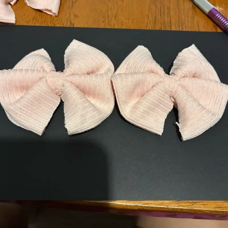 Blush Pink Pigtail Clips for Girls, Cute Hair Accessories for Daily Hairstyling