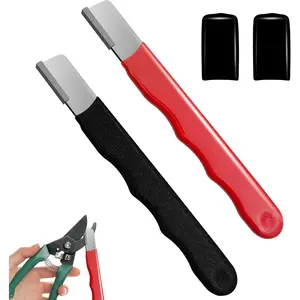 2 count Garden Tool Sharpener, Garden Tool  Sharpener for , Garden  Sharpener for Hedge Shears , Mini Sharpener for Gardening Pruner, Loppers