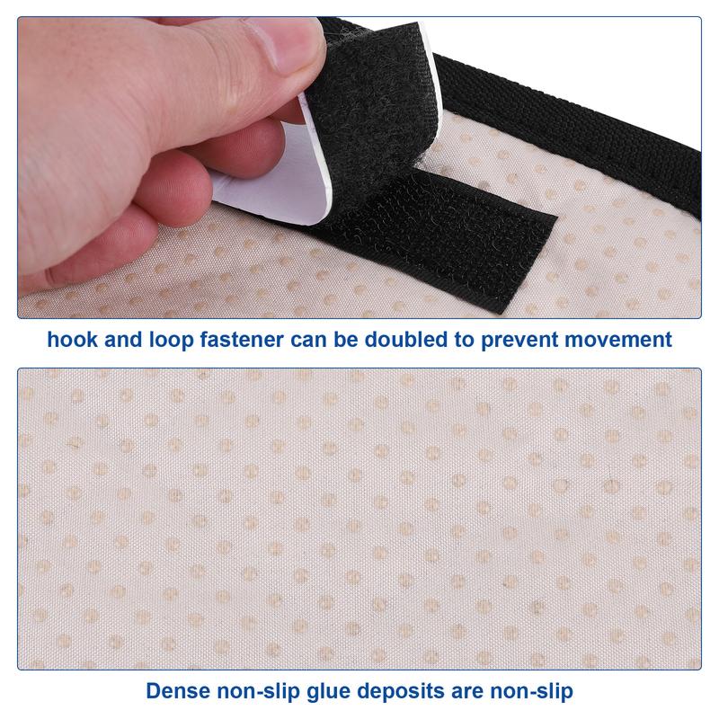 2Pcs Waterproof Car Door Protector - Heavy Duty Dog Car Door Cover for Truck, SUV & Sedan, Interior Pet Scratch Guard with Secure Window Tabs (Black)