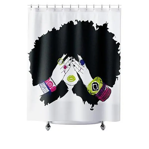 Pardon My Fro Shanell Shower Curtain Pardon My Fro Shanell Shower Curtain
