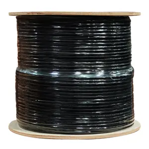 Cat6 Shielded Plenum F/UTP Solid Bare Copper Cable 1000 Ft