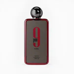 Afnan Perfumes | 9 PM Rebel | 3.4 oz (100ml) Bottle | Unisex Fragrance | Eau de Parfum | Mandarin - Cedarwood & Caramel Notes