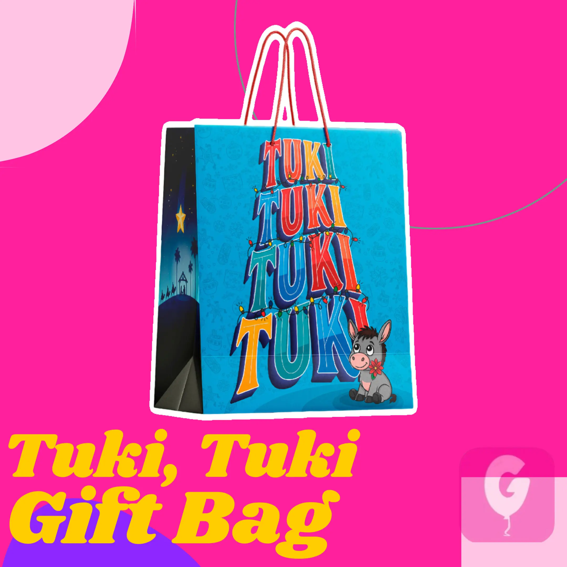 Tuki Tuki Tuki Gift Bag pa Navidad