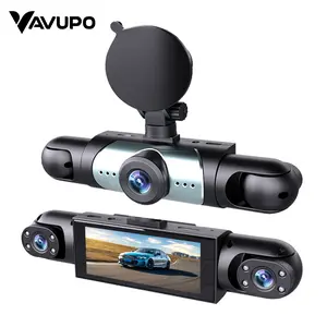 4-Lane Dash Cam Full HD 1080P Dvr, 3-Inch Screen, Wide Angle, Loop Recording, Night Vision, Emergency Lock, Essential Driving Safety Device, Dashcam for Cars, HD Dash Camera, Automotive Video Recorder
