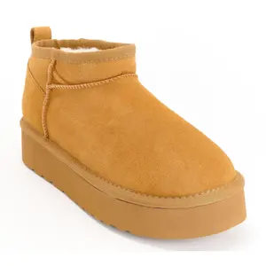 Lamo Water Resistant Suede Platform Boots - Ellie