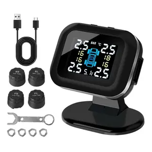 Auto Security Alarm | Automotive 4 Pcs External Sensor TPMS
