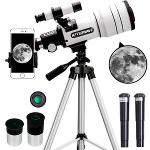 astronomical telescope, 1 count 150x magnification 300mm large aperture telescope with phone holder, outdoor camping telescope for travel hiking